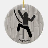 Vrouw Rock cliber Ornament (Achterkant)