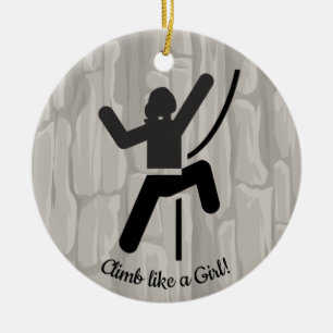 Vrouw Rock cliber Ornament