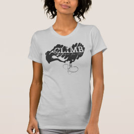 Vrouw Rock Climber Climbing Heart T-shirt