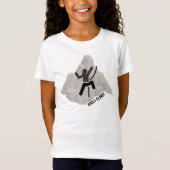 Vrouw Rock Climber Design T-Shirt (Voorkant)