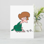 Vrouw Rolling Dice Uitnodigingen