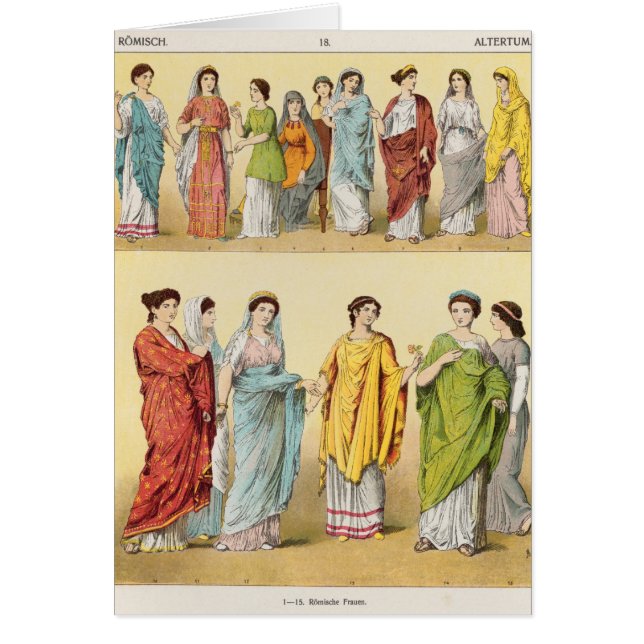 Vrouw Roman Dress (Voorkant)