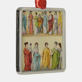 Vrouw Roman Dress Metalen Ornament (Rechts)