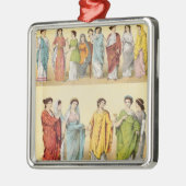 Vrouw Roman Dress Metalen Ornament (Links)