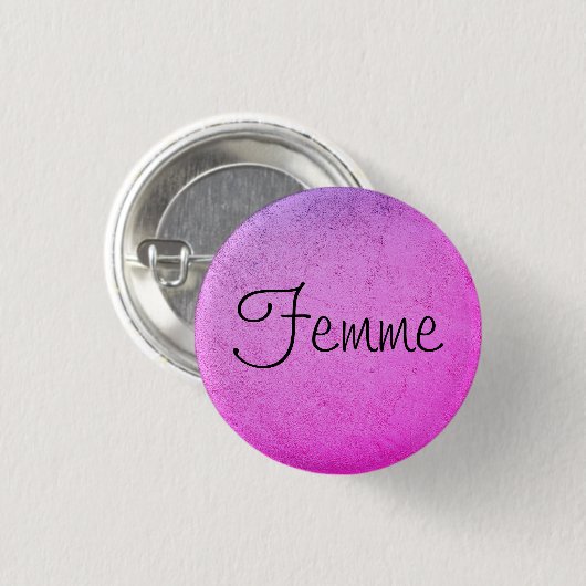 Vrouw Ronde Button 3,2 Cm (Voorkant /achterkant)