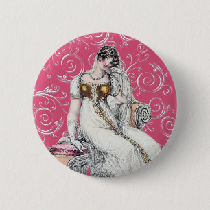 vrouw ronde button 5,7 cm