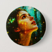 vrouw ronde button 7,6 cm (Voorkant)