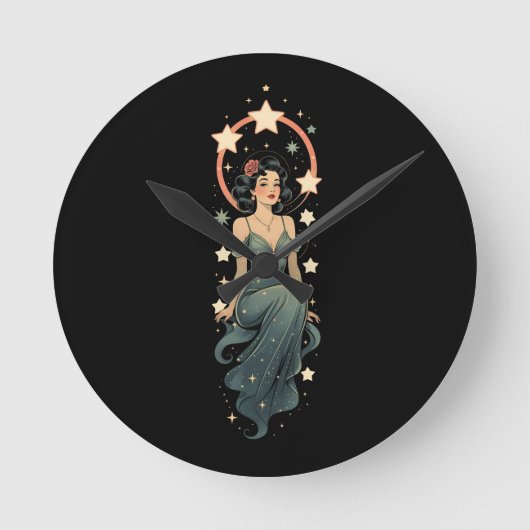  VROUW RONDE KLOK (Voorkant)