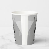 Vrouw-rotsklimmer Papieren Bekers (Rechts)