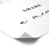 Vrouw Rouwfeest Herinnering Deel Een Herinnering B Poster (Hoek)