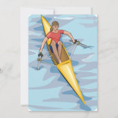 Vrouw Rower Kaart (Voorkant)