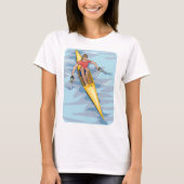 Vrouw Rower T-shirt (Voorkant)