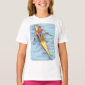 Vrouw Rower T-shirt (Voorkant)