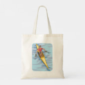 Vrouw Rower Tote Bag (Achterkant)