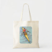 Vrouw Rower Tote Bag (Voorkant)