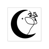 Vrouw Rubberstempel (Afrduk)