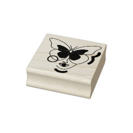 Vrouw Rubberstempel