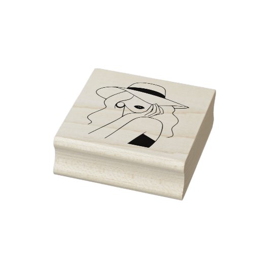 Vrouw Rubberstempel (Stempel)