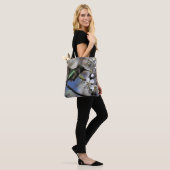 Vrouw Ruby Throated Hummingbird Tote Bag (Op model)