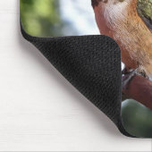 Vrouw Rufous kolibrie - Mousepad Muismat (Hoek)