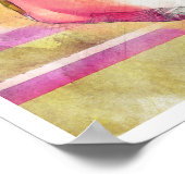 Vrouw Rugby Speler - Aquarel Print (Hoek)