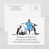 Vrouw Runner, Briefkaart (Voorkant / Achterkant)