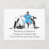 Vrouw Runner, Briefkaart (Voorkant)