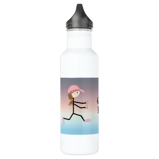 Vrouw Runner Waterfles (Links)