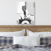 Vrouw Sailor Canvas Afdruk (Insitu (Slaapkamer))