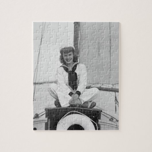 Vrouw Sailor Legpuzzel (Verticaal)