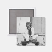 Vrouw Sailor Magneet (Voorkant / Achterkant)