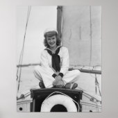 Vrouw Sailor Poster (Voorkant)