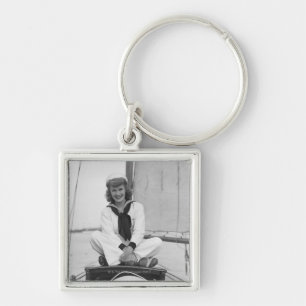 Vrouw Sailor Sleutelhanger