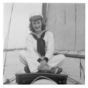 Vrouw Sailor Tegeltje