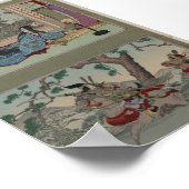 Vrouw Samurai ongeveer 1800 jaar Poster (Hoek)