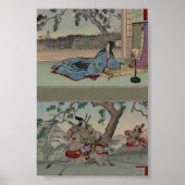 Vrouw Samurai ongeveer 1800 jaar Poster (Voorkant)