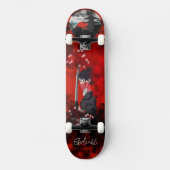 Vrouw Samurai Skateboard (Voorkant)