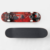 Vrouw Samurai Skateboard (Horizontaal)