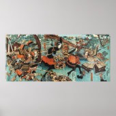 VROUW SAMURAI TOMOE GOZEN PAARD IN DE STRIJD POSTER (Voorkant)