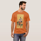 VROUW SAMURAI TOMOE GOZEN PAARDENRUG Japanse kunst T-shirt (Voorkant volledig)