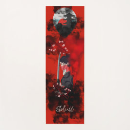 Vrouw Samurai Yoga Mat