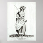 Vrouw Sans-Culotte, 1792 Poster (Voorkant)