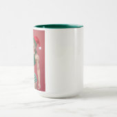 Vrouw Santa's Giant Candy Cane Mok (Midden)