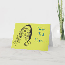 Vrouw Santa's Helper  Lady Sjabloon