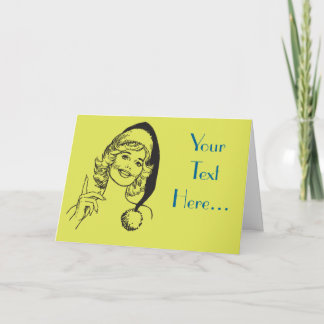 Vrouw Santa's Helper Lady Sjabloon