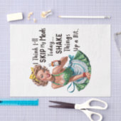 Vrouw Sarcasme Humor Design 4 Tissuepapier (Craft)