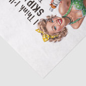 Vrouw Sarcasme Humor Design 4 Tissuepapier (Detail)