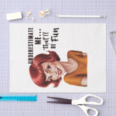 Vrouw Sarcasme Humor Design 5 Tissuepapier (Craft)