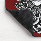 Vrouw schedel Rozen Dag van de dode kunst Muismat (Hoek)