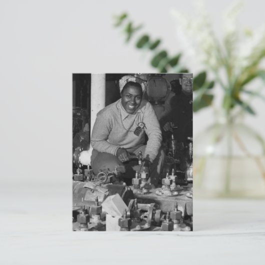 Vrouw Scheepswerksters Briefkaart (Staand voorkant)